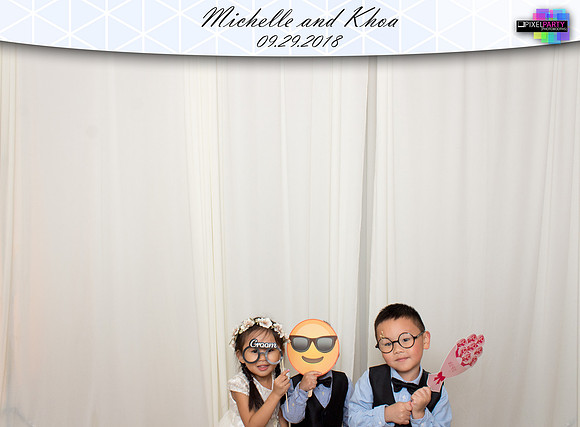 10033 - Michelle + Khoa Wedding Photobooth 2018