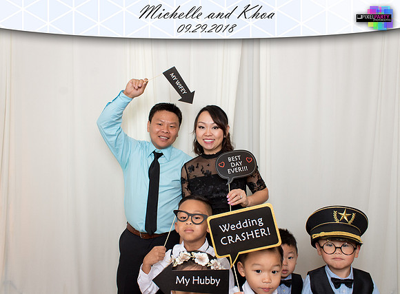 10030 - Michelle + Khoa Wedding Photobooth 2018