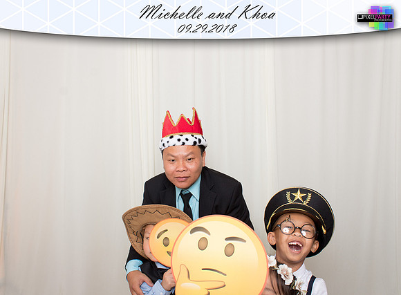 10005 - Michelle + Khoa Wedding Photobooth 2018