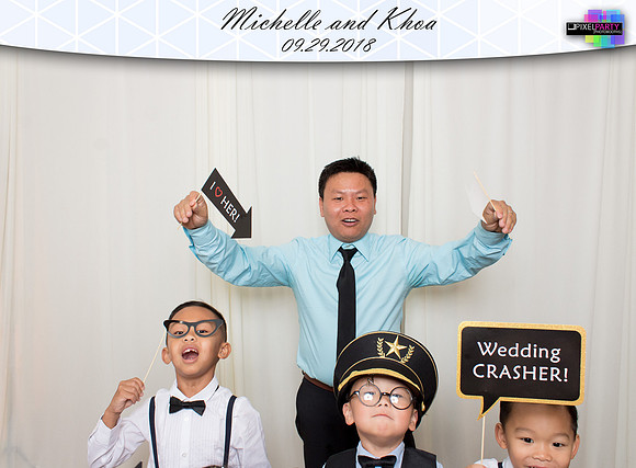 10032 - Michelle + Khoa Wedding Photobooth 2018