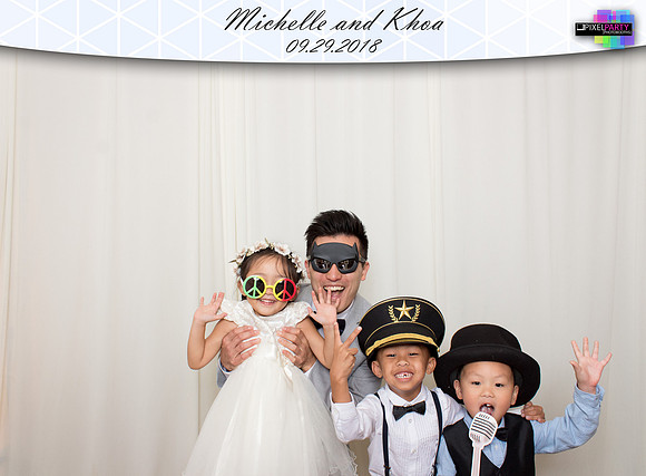 10001 - Michelle + Khoa Wedding Photobooth 2018