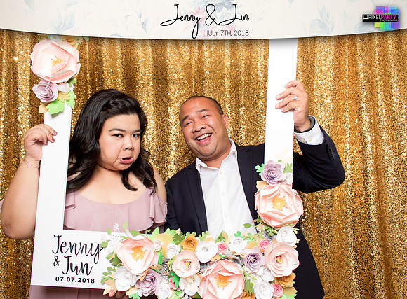 30017 - Jenny + Jun Wedding Photobooth 2018