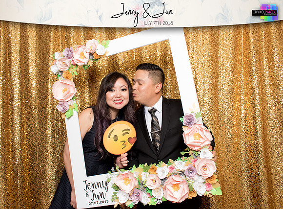 30001 - Jenny + Jun Wedding Photobooth 2018