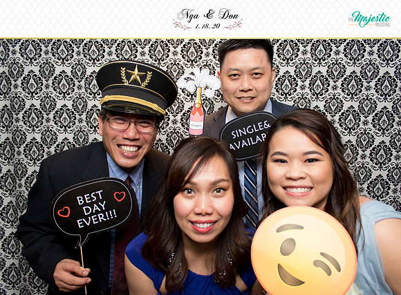 10075 - Nga + Don Wedding Photobooth 2020
