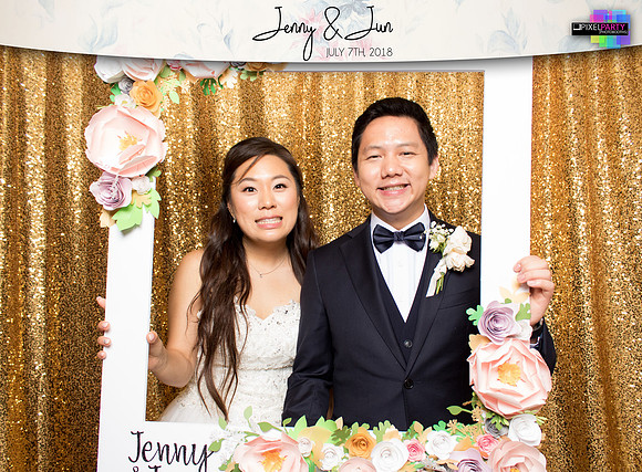 30003 - Jenny + Jun Wedding Photobooth 2018