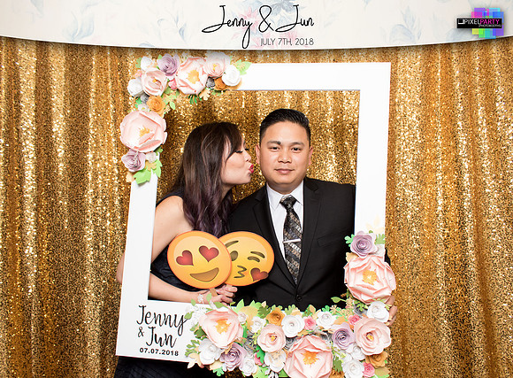 30002 - Jenny + Jun Wedding Photobooth 2018