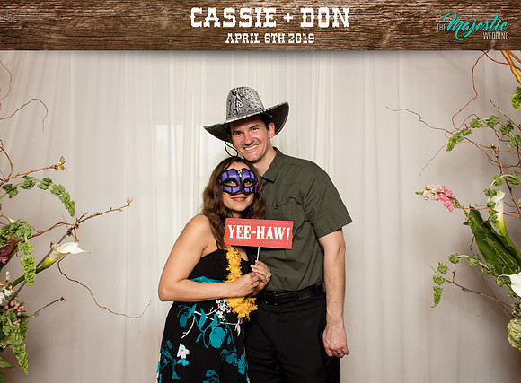 10005 - Cassie + Don Wedding Photobooth 2019