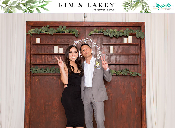 60191 - Kim + Larry Wedding Photobooth 2021