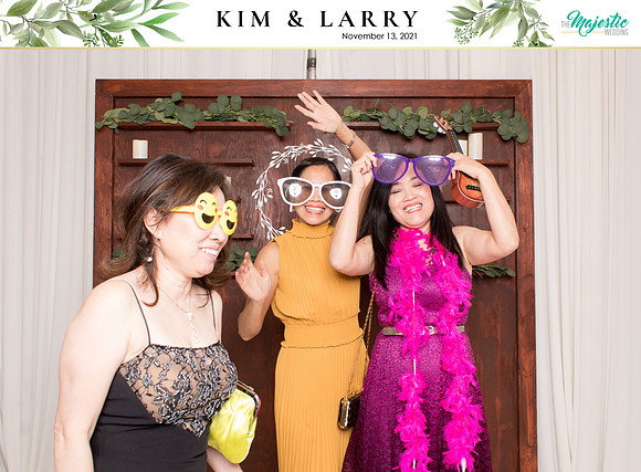 60168 - Kim + Larry Wedding Photobooth 2021