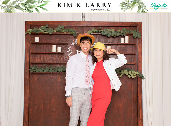 60260 - Kim + Larry Wedding Photobooth 2021