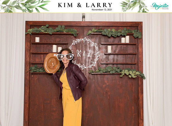 60253 - Kim + Larry Wedding Photobooth 2021