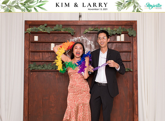 60177 - Kim + Larry Wedding Photobooth 2021