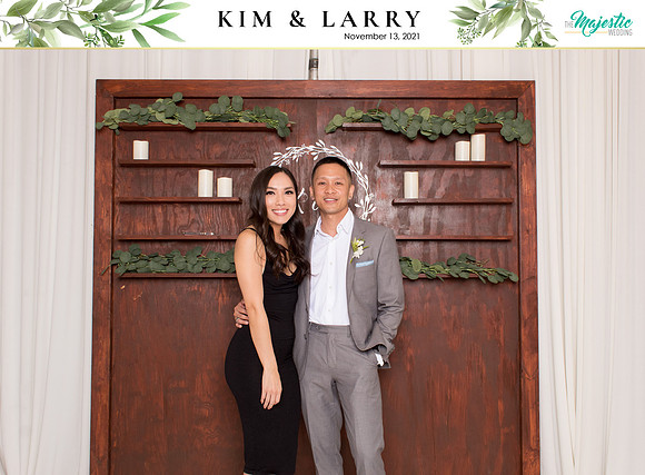 60190 - Kim + Larry Wedding Photobooth 2021