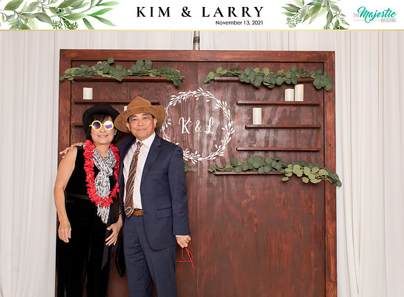 60250 - Kim + Larry Wedding Photobooth 2021