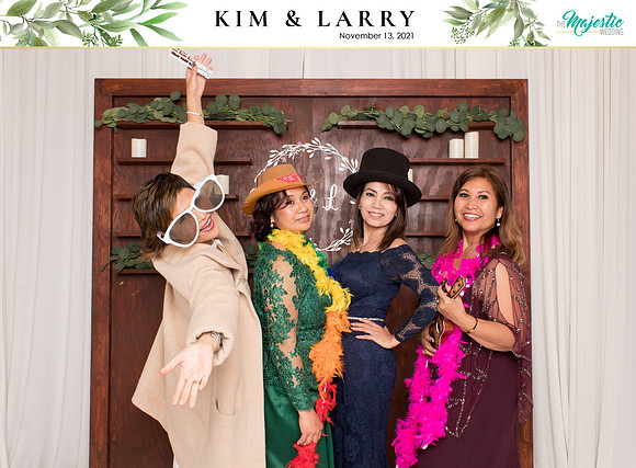 60128 - Kim + Larry Wedding Photobooth 2021