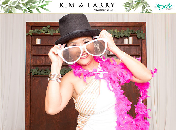 60117 - Kim + Larry Wedding Photobooth 2021