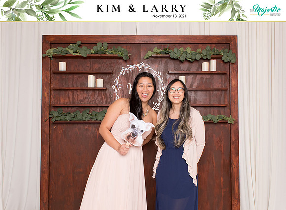 60010 - Kim + Larry Wedding Photobooth 2021