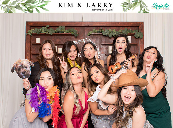 60086 - Kim + Larry Wedding Photobooth 2021