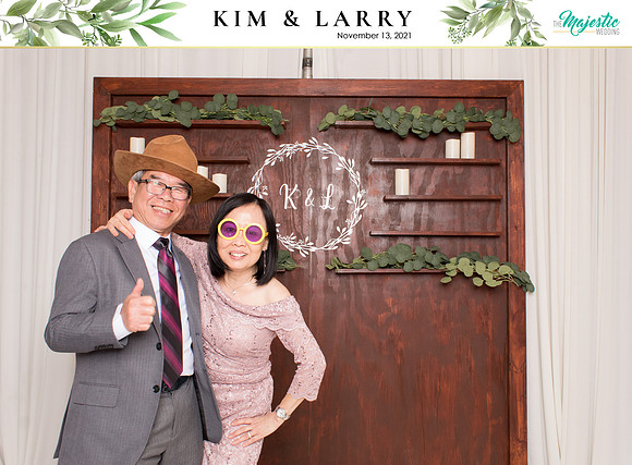 60235 - Kim + Larry Wedding Photobooth 2021