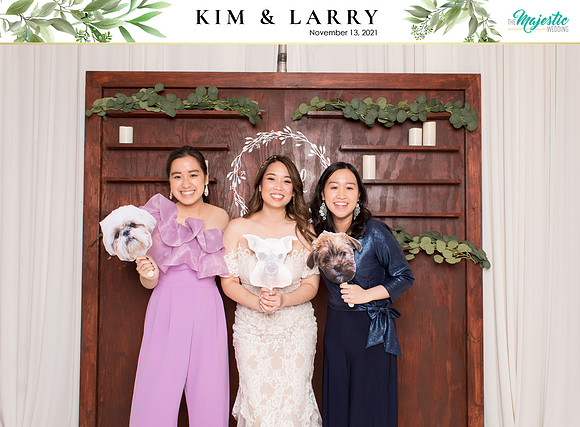 60241 - Kim + Larry Wedding Photobooth 2021