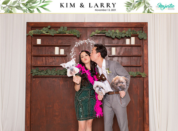 60025 - Kim + Larry Wedding Photobooth 2021