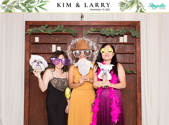 60170 - Kim + Larry Wedding Photobooth 2021