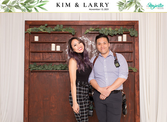 60006 - Kim + Larry Wedding Photobooth 2021