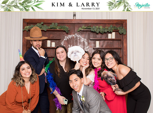 60215 - Kim + Larry Wedding Photobooth 2021