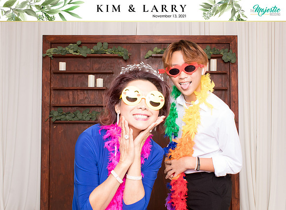 60045 - Kim + Larry Wedding Photobooth 2021