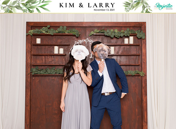 60031 - Kim + Larry Wedding Photobooth 2021