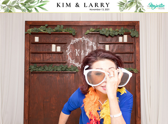 60041 - Kim + Larry Wedding Photobooth 2021
