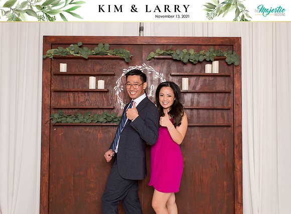 60274 - Kim + Larry Wedding Photobooth 2021