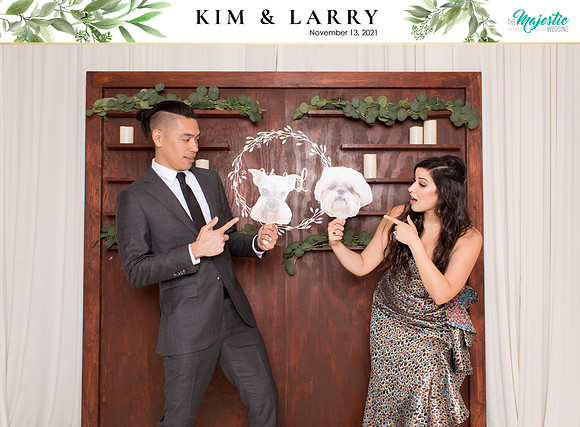 60110 - Kim + Larry Wedding Photobooth 2021