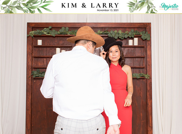 60080 - Kim + Larry Wedding Photobooth 2021