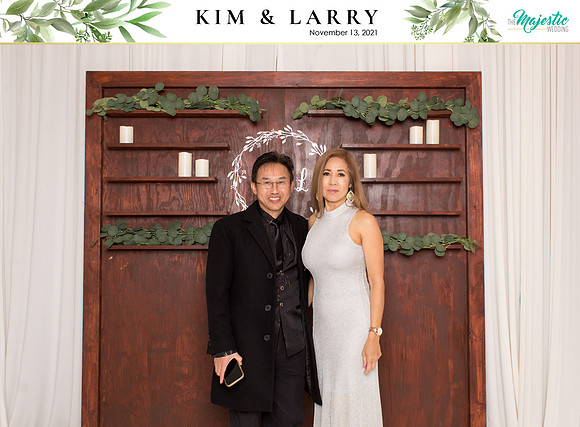 60091 - Kim + Larry Wedding Photobooth 2021