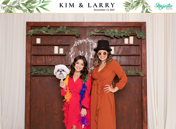 60003 - Kim + Larry Wedding Photobooth 2021