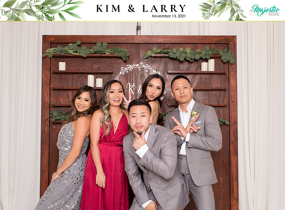 60195 - Kim + Larry Wedding Photobooth 2021
