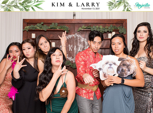 60161 - Kim + Larry Wedding Photobooth 2021