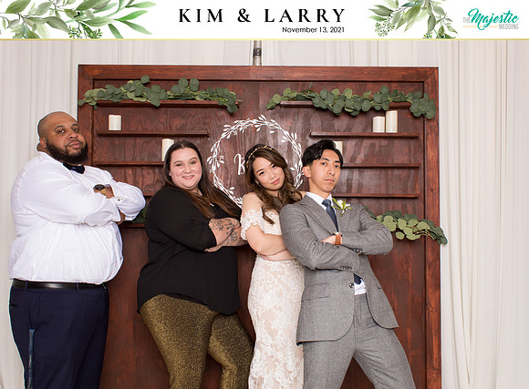 60231 - Kim + Larry Wedding Photobooth 2021