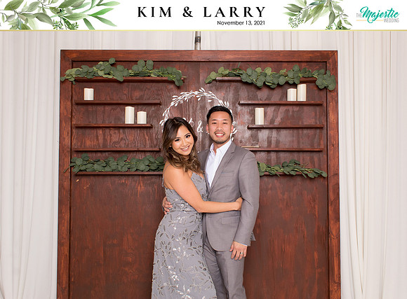 60187 - Kim + Larry Wedding Photobooth 2021