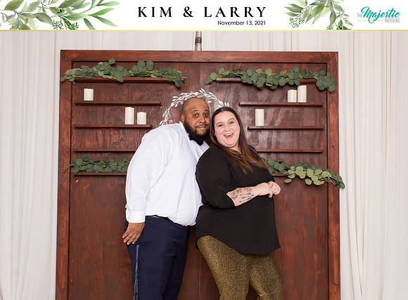 60233 - Kim + Larry Wedding Photobooth 2021