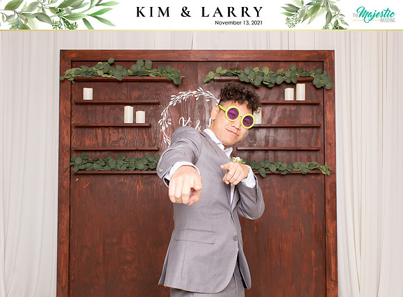 60060 - Kim + Larry Wedding Photobooth 2021