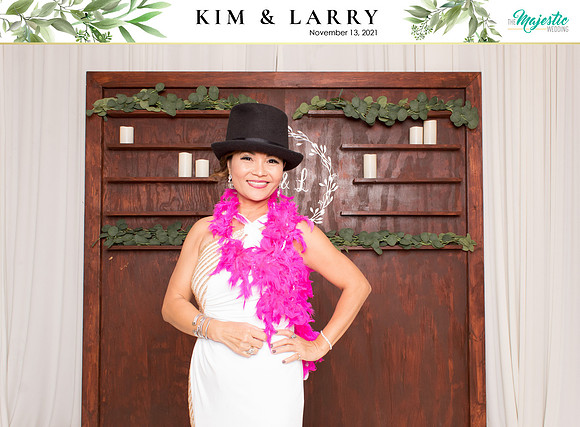 60115 - Kim + Larry Wedding Photobooth 2021