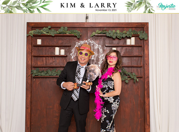 60148 - Kim + Larry Wedding Photobooth 2021