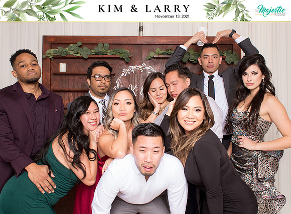 60283 - Kim + Larry Wedding Photobooth 2021