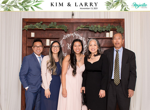 60184 - Kim + Larry Wedding Photobooth 2021