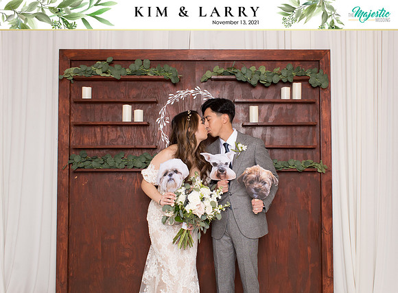 60001 - Kim + Larry Wedding Photobooth 2021
