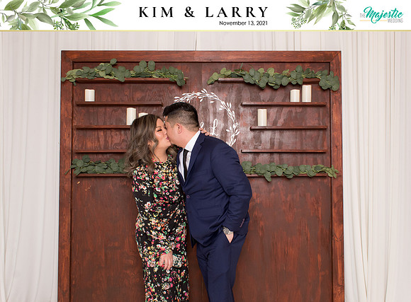 60066 - Kim + Larry Wedding Photobooth 2021