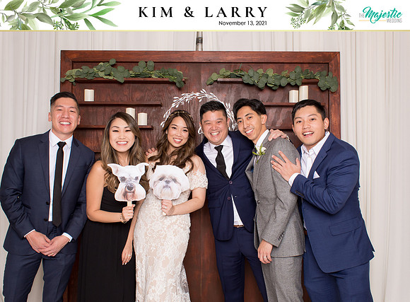 60220 - Kim + Larry Wedding Photobooth 2021