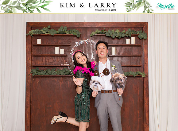 60024 - Kim + Larry Wedding Photobooth 2021